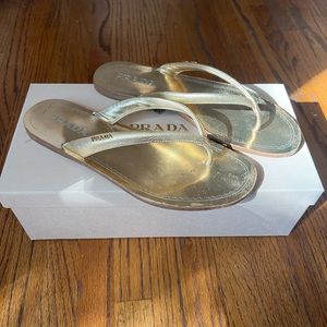 Prada thong sandals